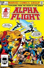 ALPHA FLIGHT #1 COMIC BOOK COVER Poster print 14″x20″ inches
