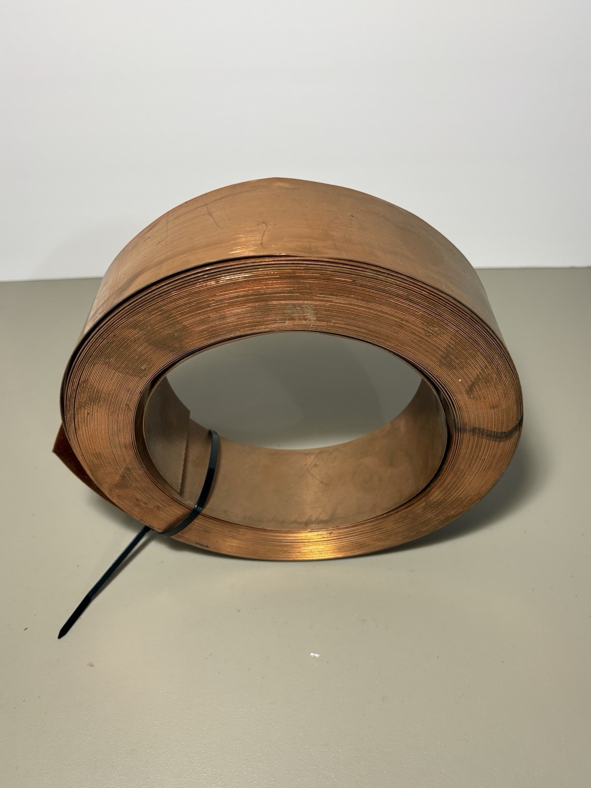 Huge Roll Copper Flashing Strip 2.5 Inch 2 1/2” - 23+ Pounds of Copper - L@@K!!! gallery