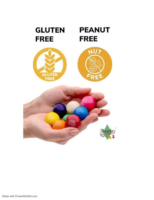 3 1/2 lb 1" inch Dubble Bubble Assorted Gumballs For Gumball Machine Refill gallery