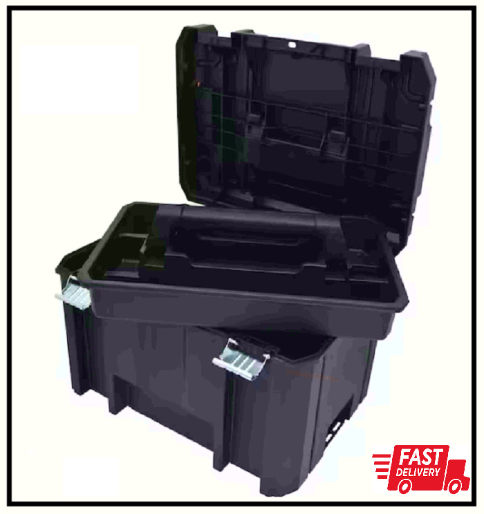 DEWALT DWST17806 TSTAK VI Deep Storage Box w/Flat Top - Black New gallery