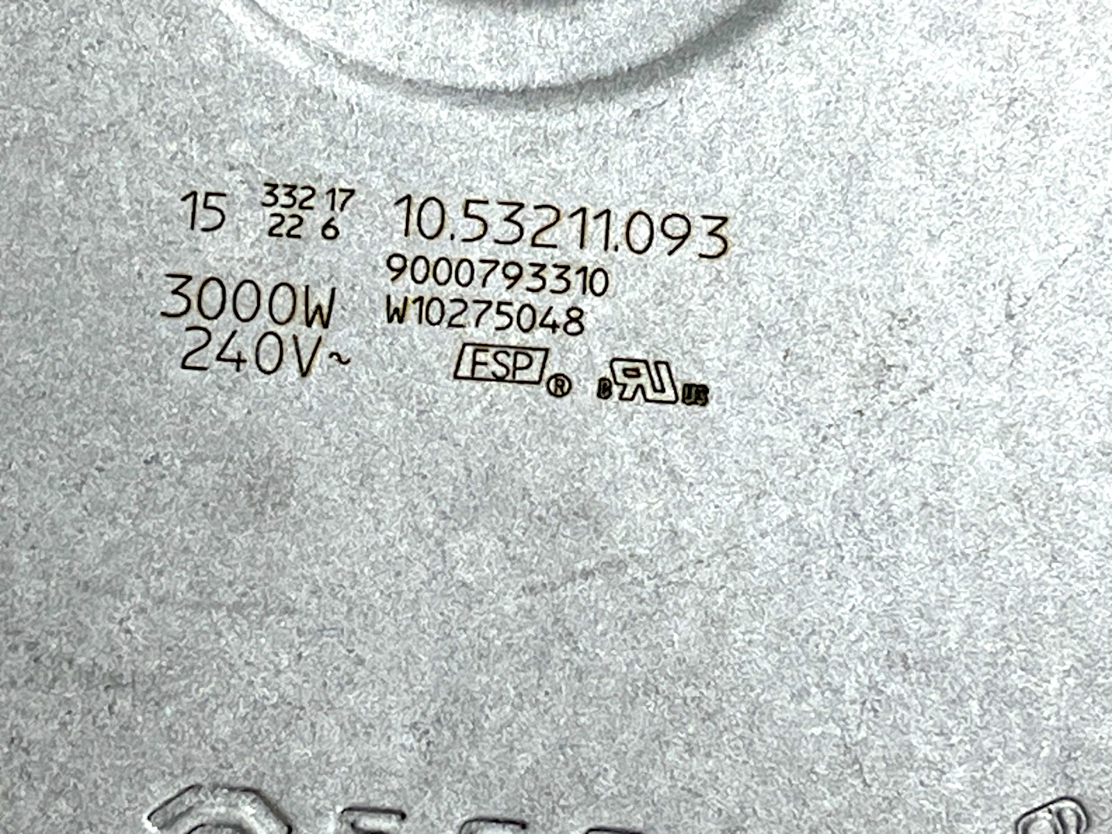Cooktop Surface Element W10275048, W11517959 for KitchenAid KECC607BBL Z23-29 gallery
