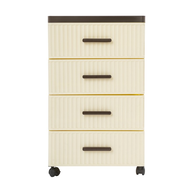 PP 4 Tier Drawer Storage Organizer, Storage Cabinet with 4 Universal Wheels gallery