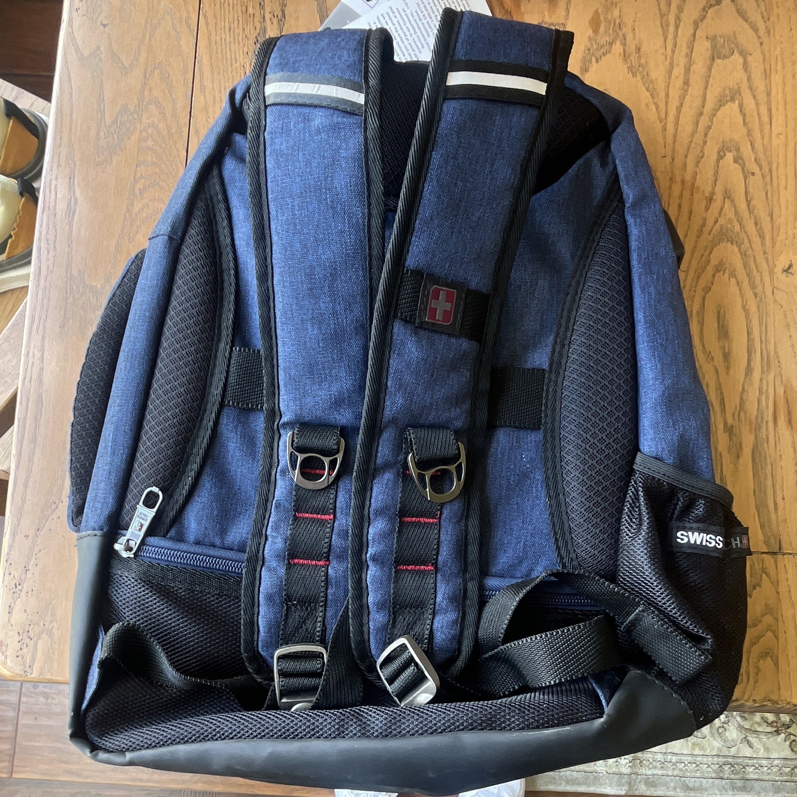 SWISSTECH Excursion 18" Backpack, Zip Closure, Blue/Black Unisex Adults 2