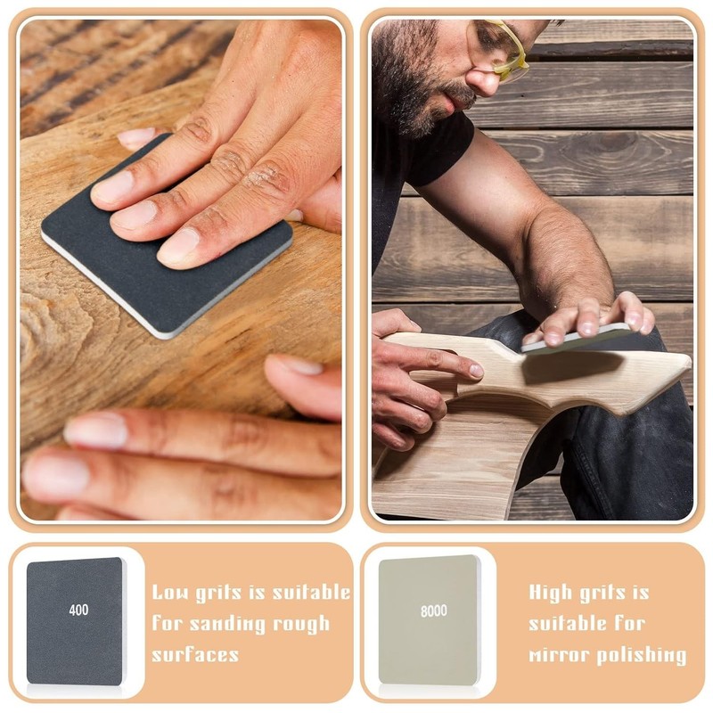 2 x 2 Inch Sanding Pads Micro Mesh Padded Sanding Pads Polishing Soft Mess Pen gallery