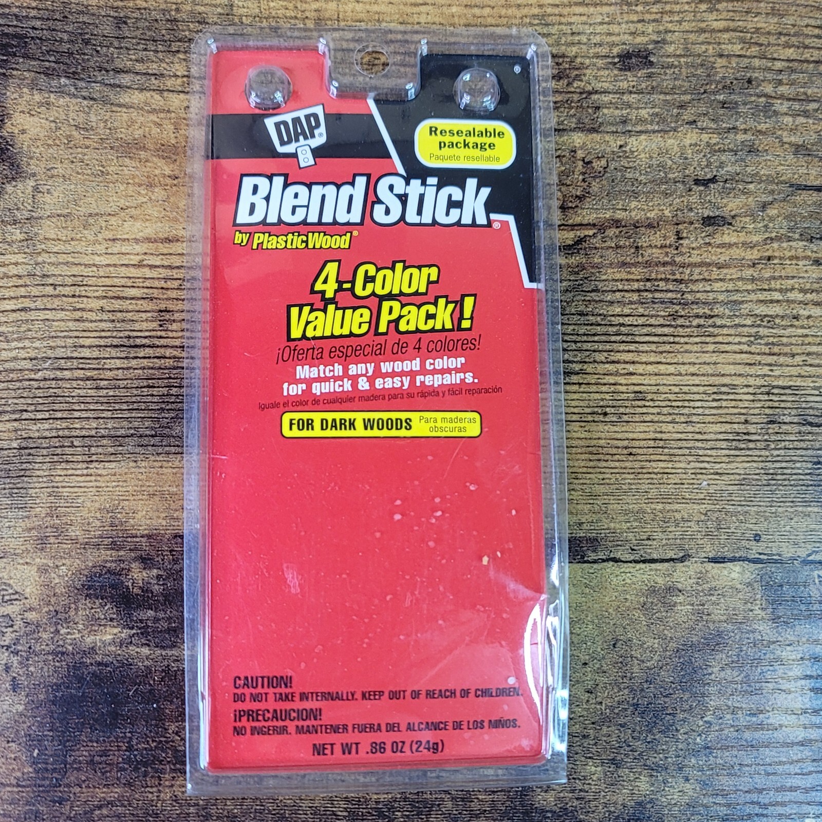 DAP 4 PACK BLEND STICKS FOR DARK WOODS gallery