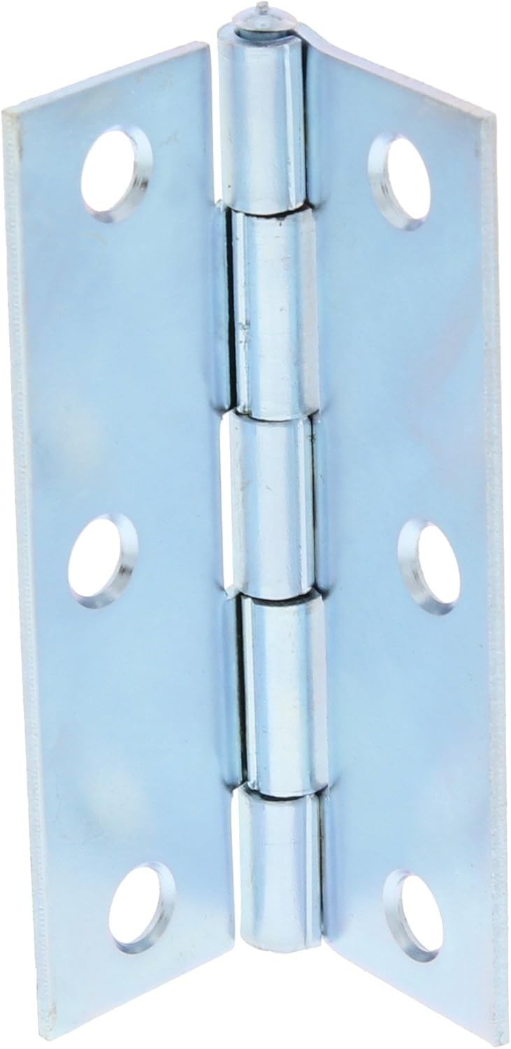 New Ultra Hardware 2.5 Inch Square Corner Narrow Hinge Silver 2 Piece gallery