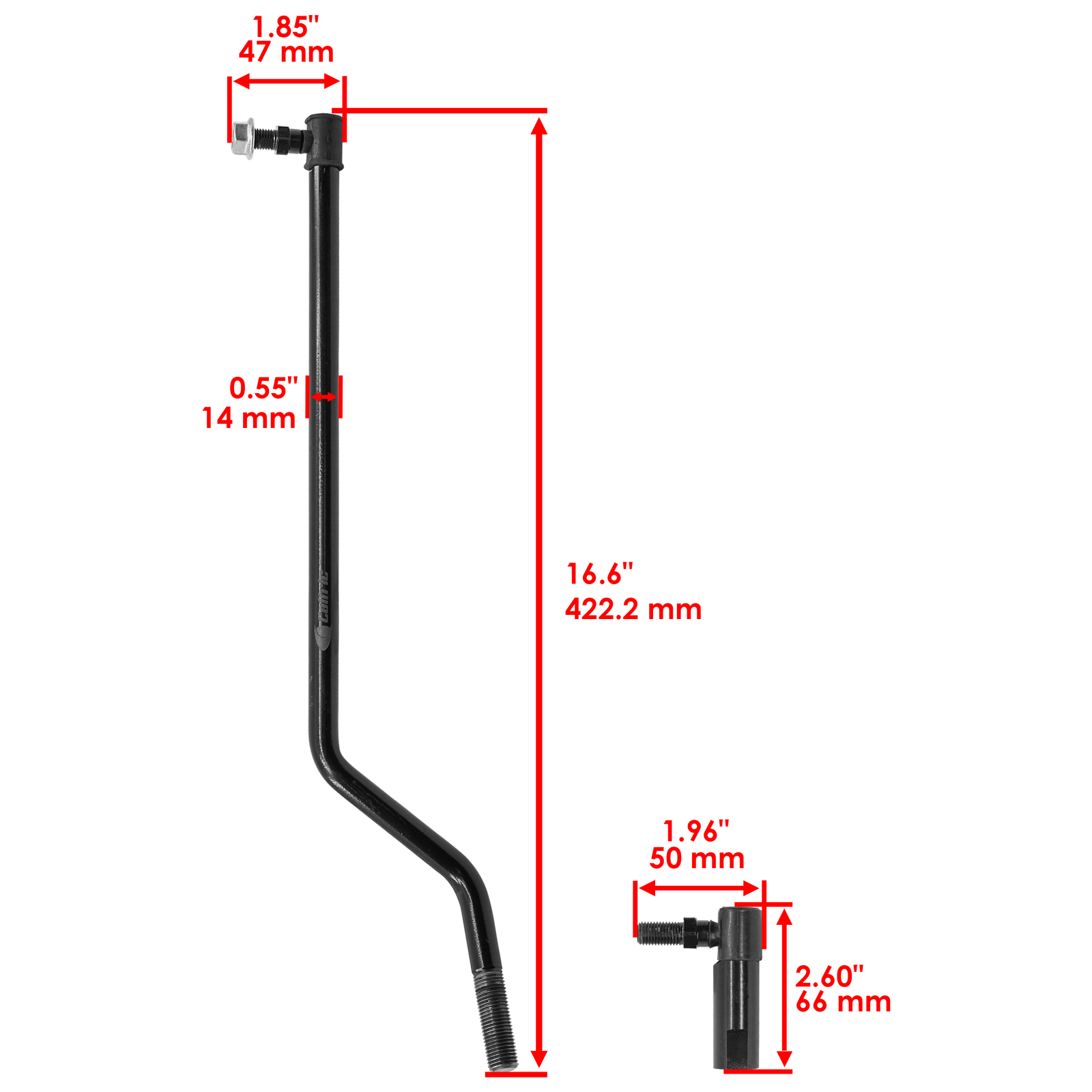 Left Side Drag Link for John Deere D140 D150 D155 D160 D170 gallery