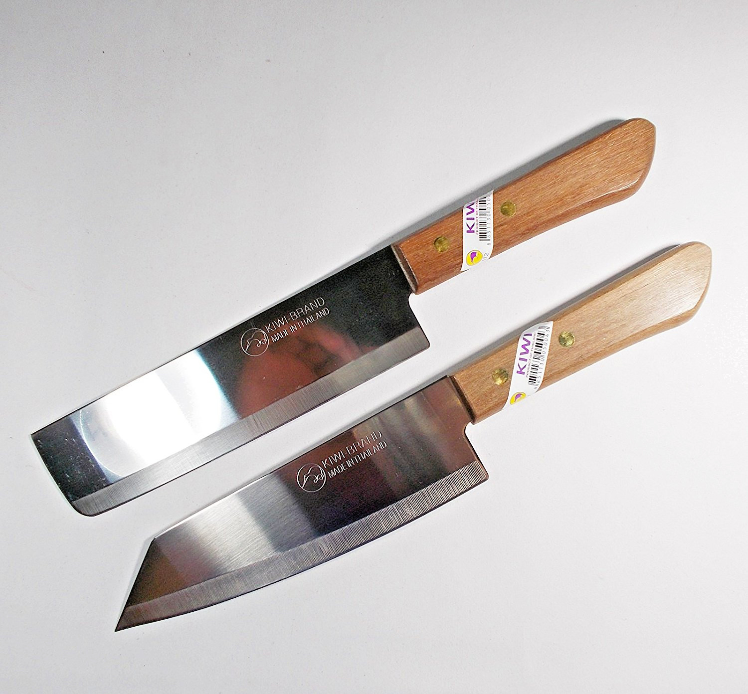 KIWI 171+172 Chef's Kitchen Cook Utility 6.5'' Knives Cutlery Wood Hand gallery