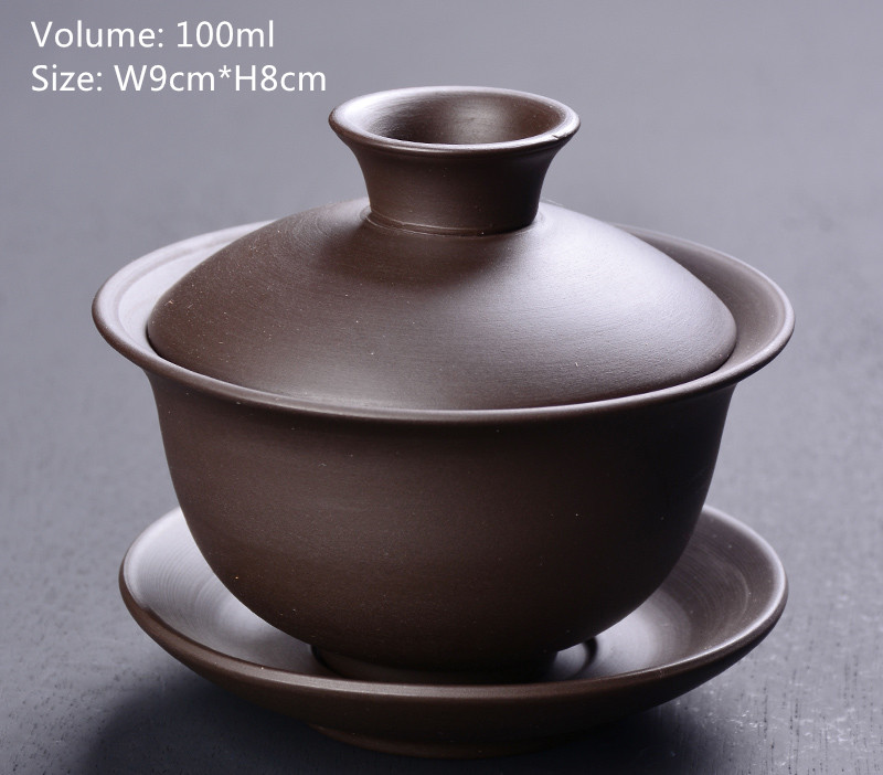 Ceramic Tureen Porcelain Gaiwan Chinese Cup Bowl Set Zisha Tureen Multi-pattern gallery