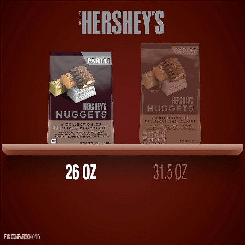 HERSHEY'S NUGGETS Assorted Chocolate Candy Party Pack 26 oz gallery