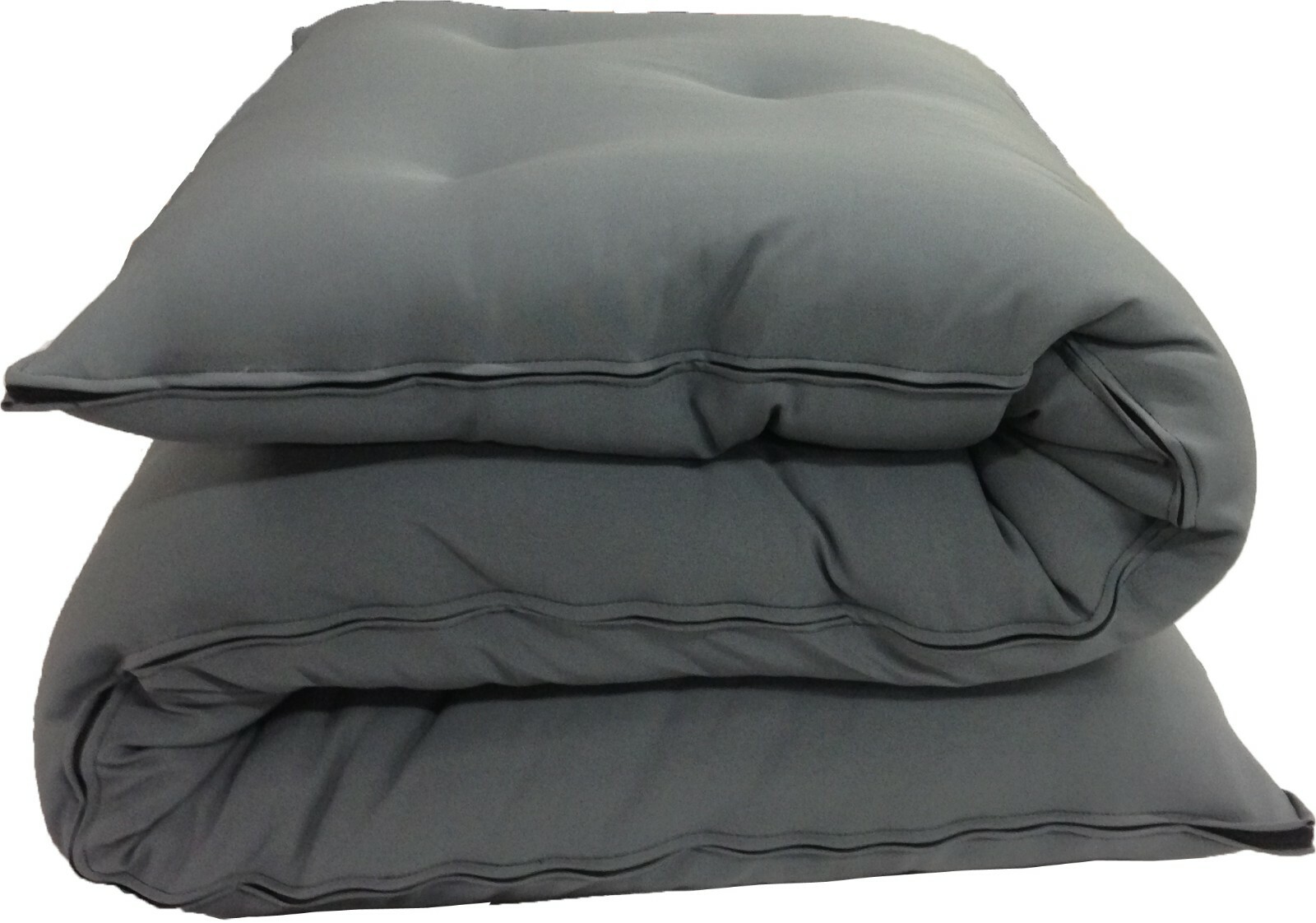 Full Size Floor Rolling Futon Mattresses, Sleepover Cotton Pads 3x54x80 Gray gallery