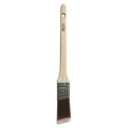 4 pack BEST 1" Angle Polyester Nylon Ceiling & Trim Cut-In Paint Brush All Paint gallery