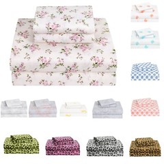 100% Cotton Sheets Fitted Flat Bed Sheets Twin,Twin XL,Full,Queen,King Size