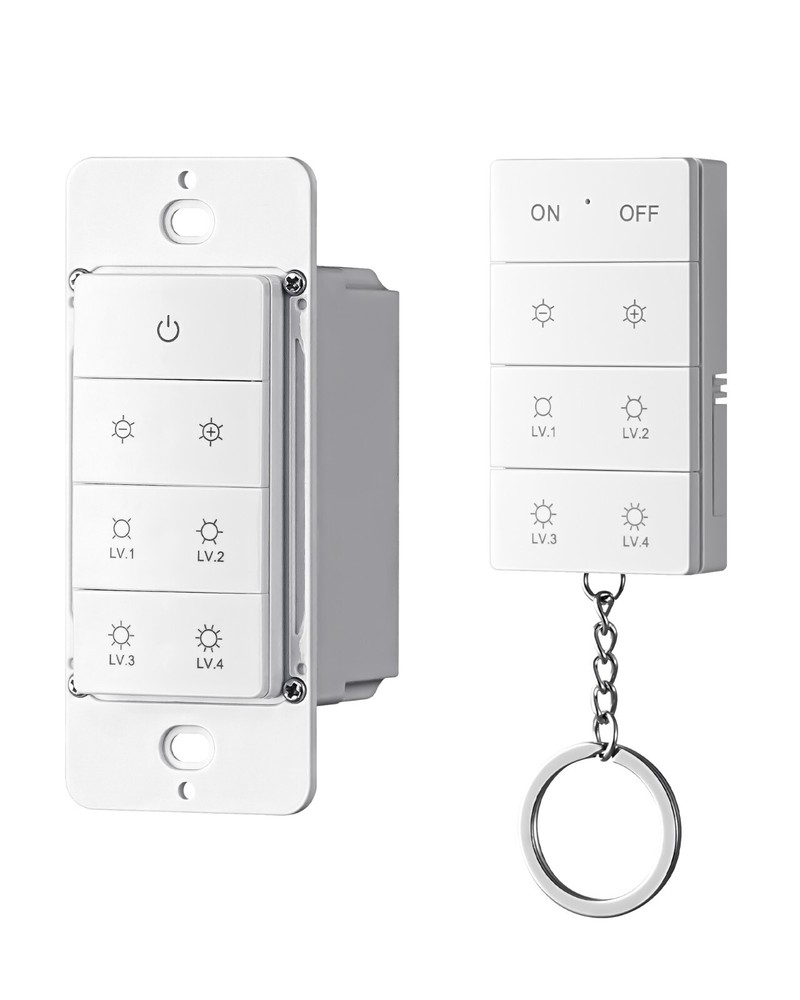 DEWENWILS Wireless Dimmer Switch, Electrical Light Switch, Remote Control Dimmer