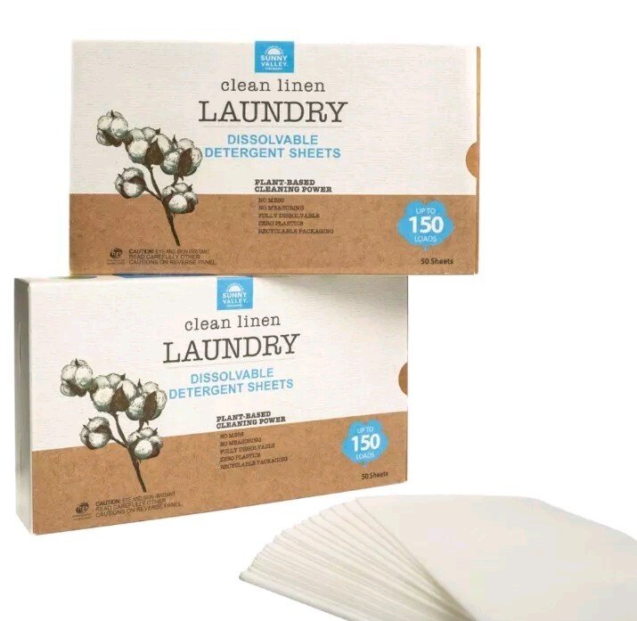 Sunny Valley Orchard 2 Boxes laundry sheets Up to 300 Loads-Fresh Linen-NEW gallery