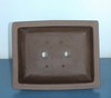Chinese Guangzhou Unglazed Rectangle 15.25"L x 12"W x 6.5"H Ceramic Bonsai Pot gallery