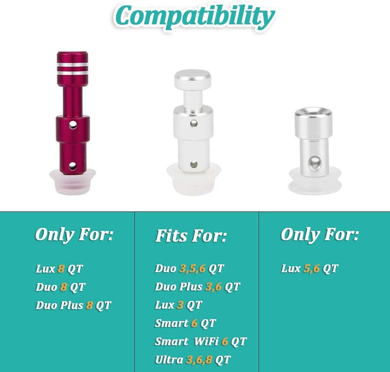 Steam Release Handle, Original Float Valve Replacement Parts with 3 Silicone Cap gallery