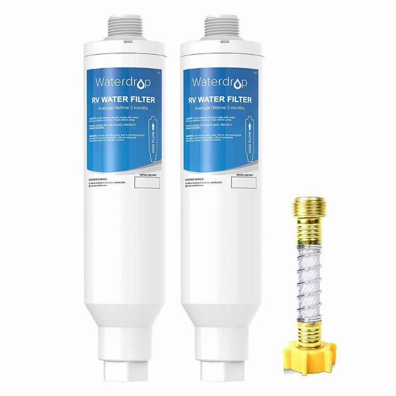 Waterdrop RV Water Filter, RV Inline Hose Water Filter with Hose Protector gallery