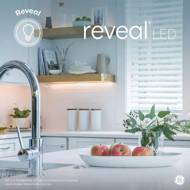 GE Reveal HD+ LED 100 Watt Replacement, Reveal, A19General Purpose Bulbs 2 Pack gallery