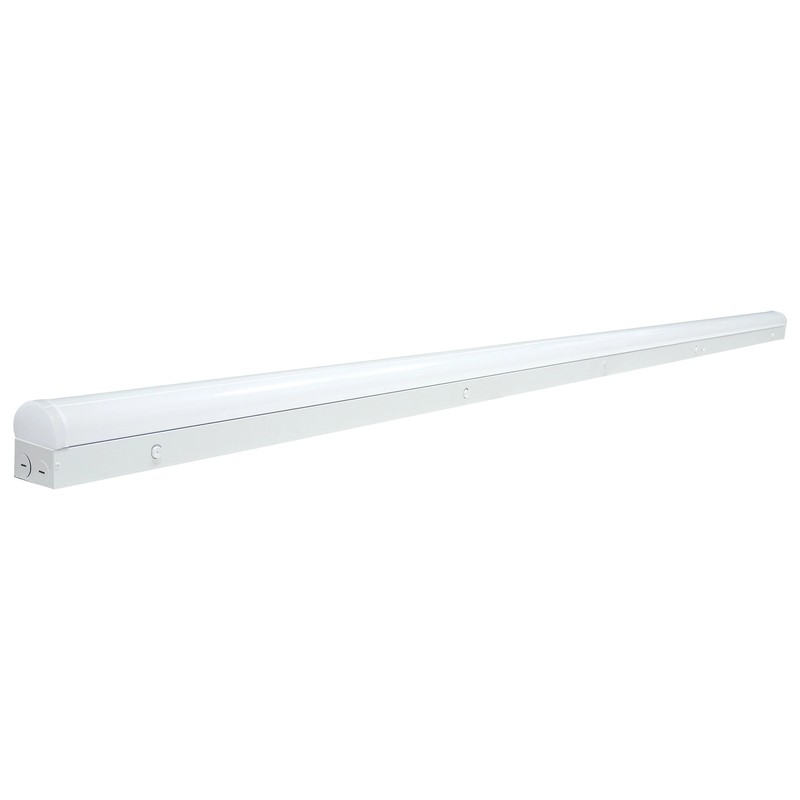 8 Foot LED Linear Strip Light - Field Selectable - White Finish gallery