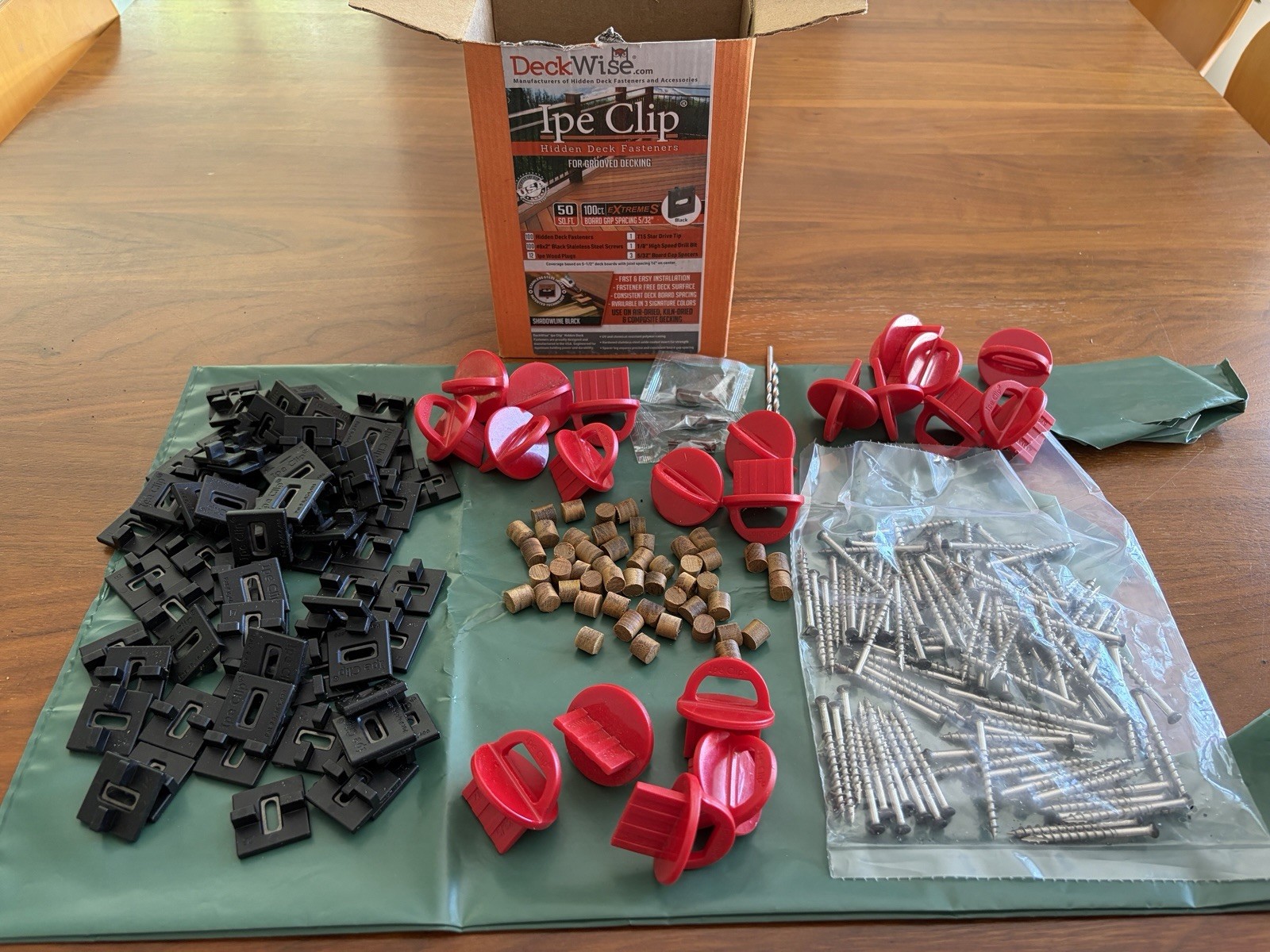 Deckwise Ipe Clip Extreme S 5/32” Spacing Hidden Deck Fasteners - Open Box gallery