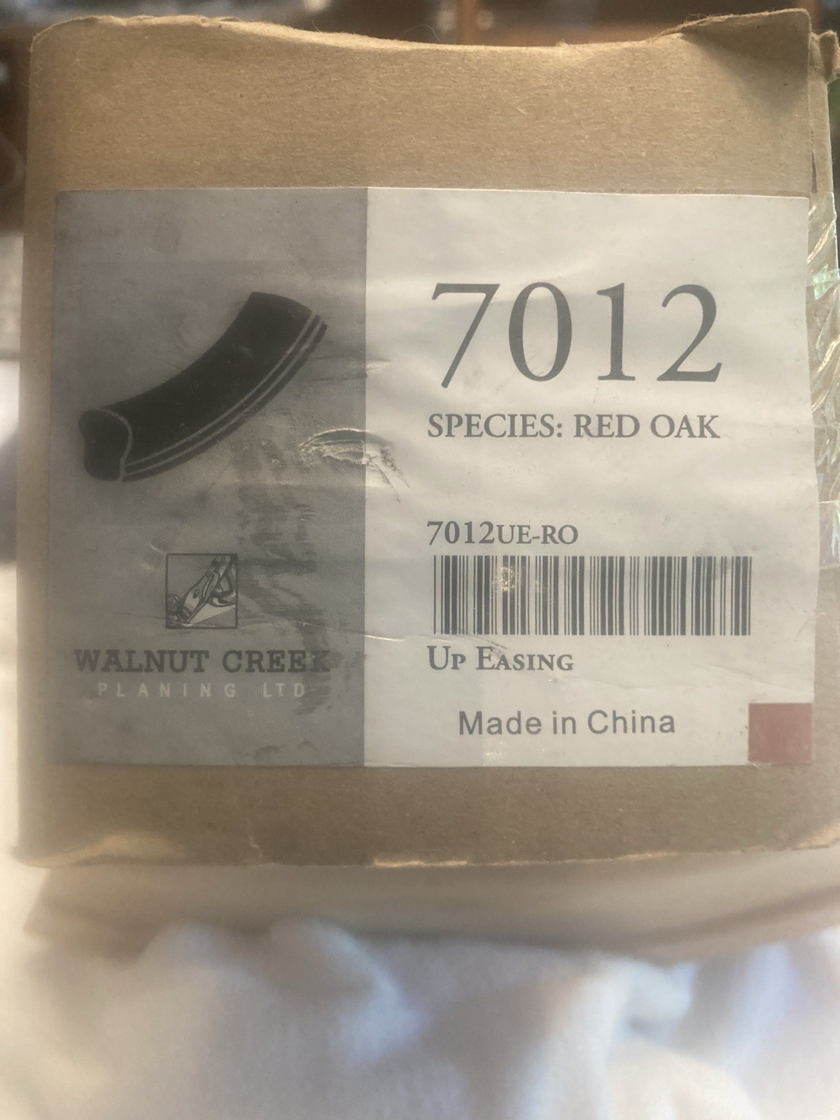 Red oak 7012 up easing for 6010 profile New fitting gallery