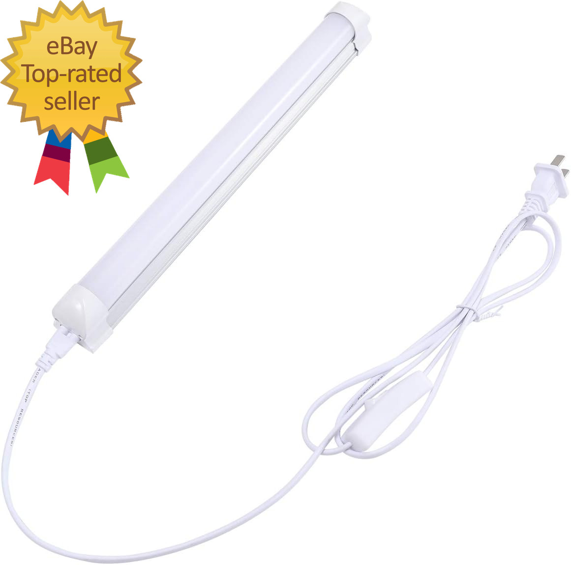 T8 Integrated Tube Light Fixture for Utility Shop Ceiling Lighting with Switch gallery