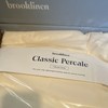 Brooklinen Classic Percale king White 100% Cotton Duvet Cover Button Closure gallery
