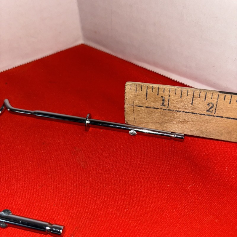 *Replacement* Unbranded-Generic Standard Set Of 6 Silver Toned Whisks- DoughHook gallery