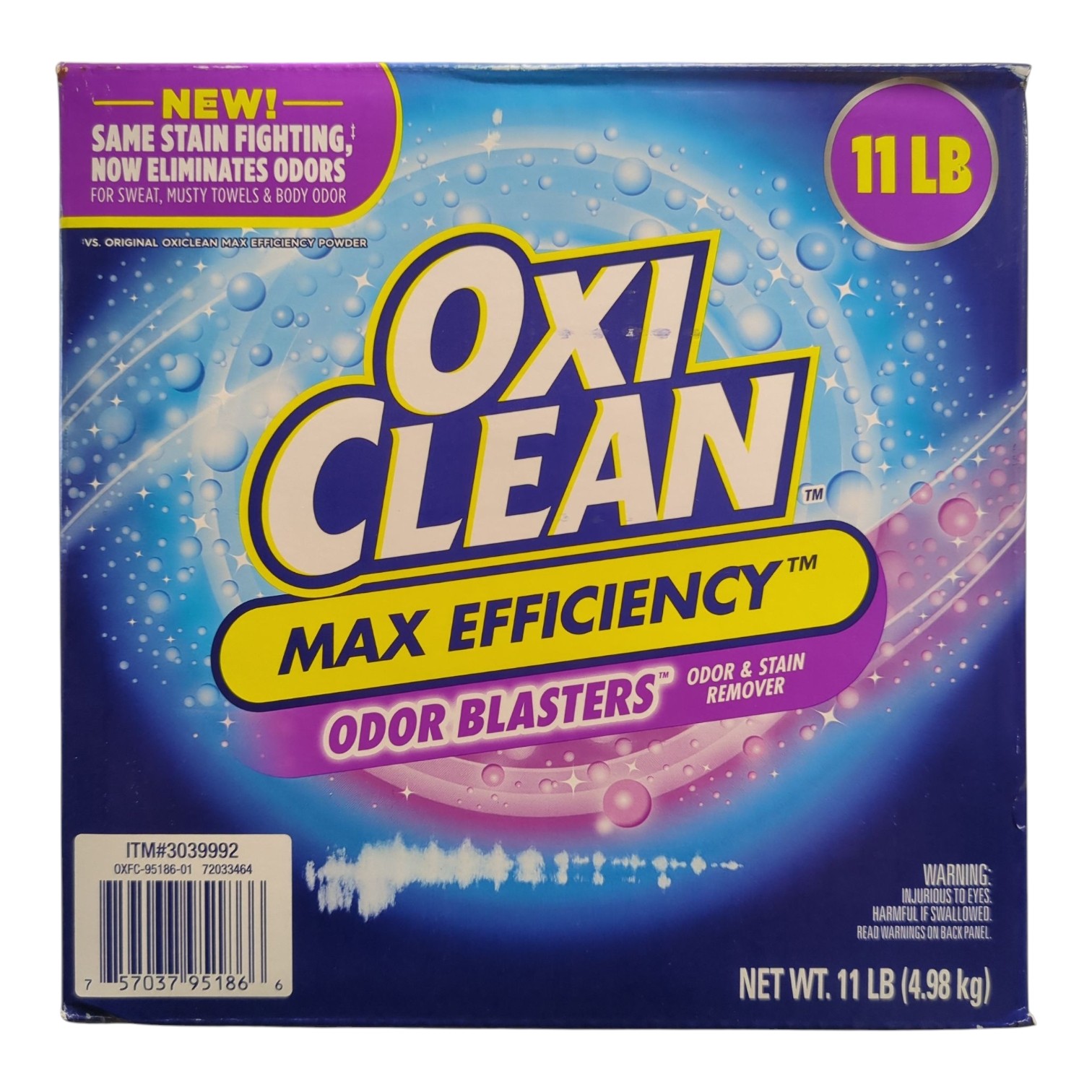 OxiClean Max Efficiency Versatile Stain Remover & Odor Blaster, 11lbs gallery