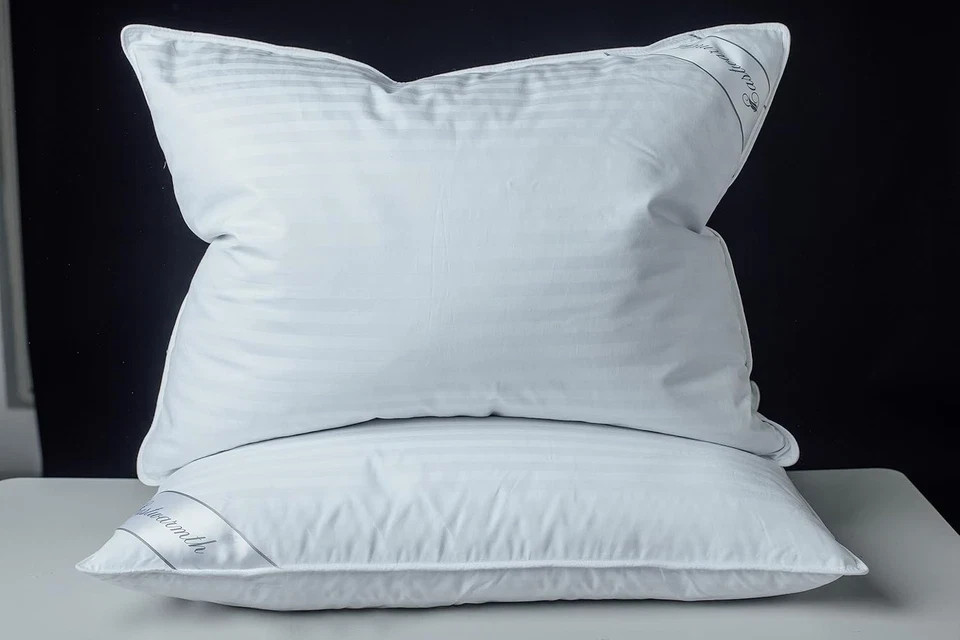 Premium Goose Down Soft Pillow - 100% Cotton, Standard Size 20x26 Inch gallery