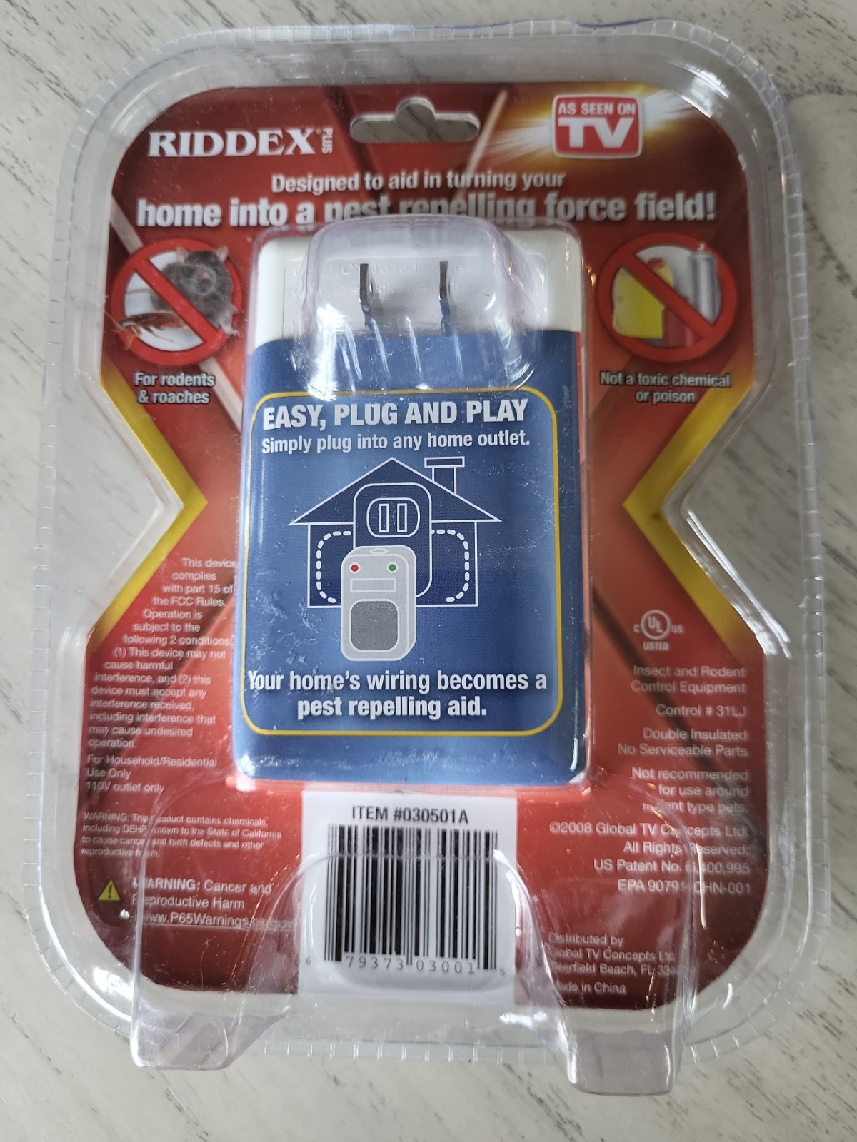 Riddex Plus 110V Ultrasonic Pest Repelling Aid - White I New In Package gallery