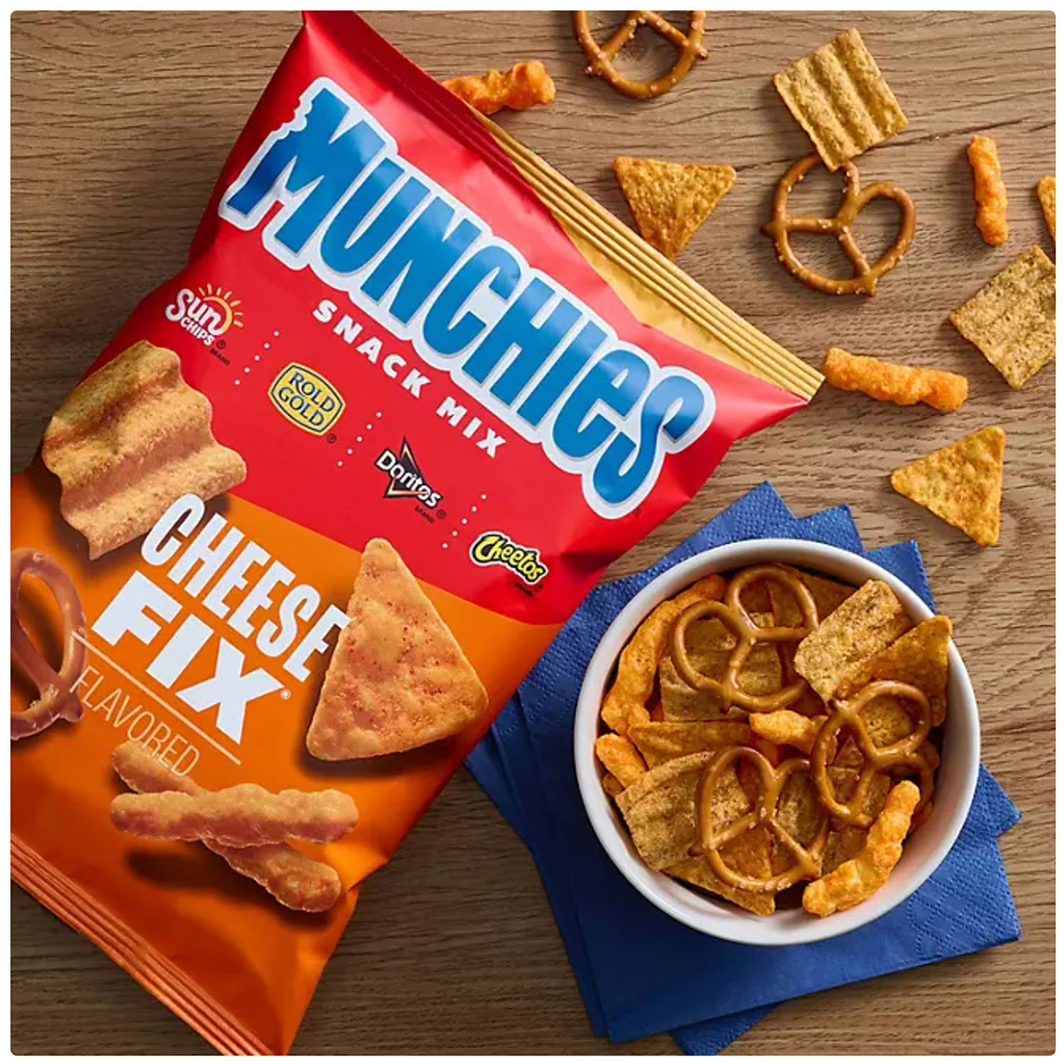 Munchies Snack Mix Cheese Fix (1.75 oz., 32 pk.) Great Price gallery