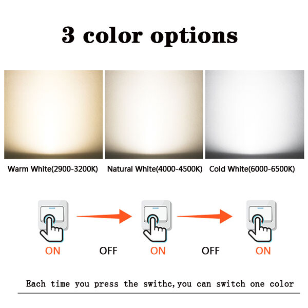 10/20PC 7W 3Color Dimmable LED Downlight Recessed Ceiling Panel Light 85-265V gallery