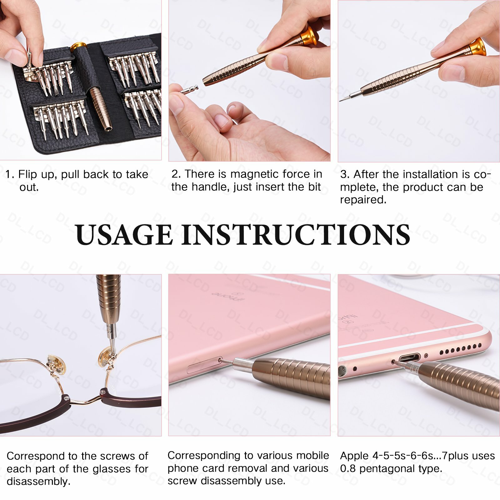 25 in 1 Mini Precision Screwdriver Pocket Repairing Opening Tool Kit Repair gallery