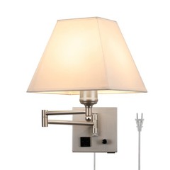 Plug in Wall Light,Swing Arm Wall Sconces with USB Port and Outlet,Wall Lamp …