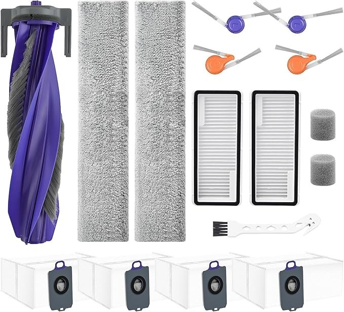 Replacement Accessories Kit Compatible for Narwal Flow Robot Vacuum Parts
