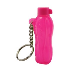 Tupperware Multi-Colored Mini Plastic Bottle Keychain Toy Collection