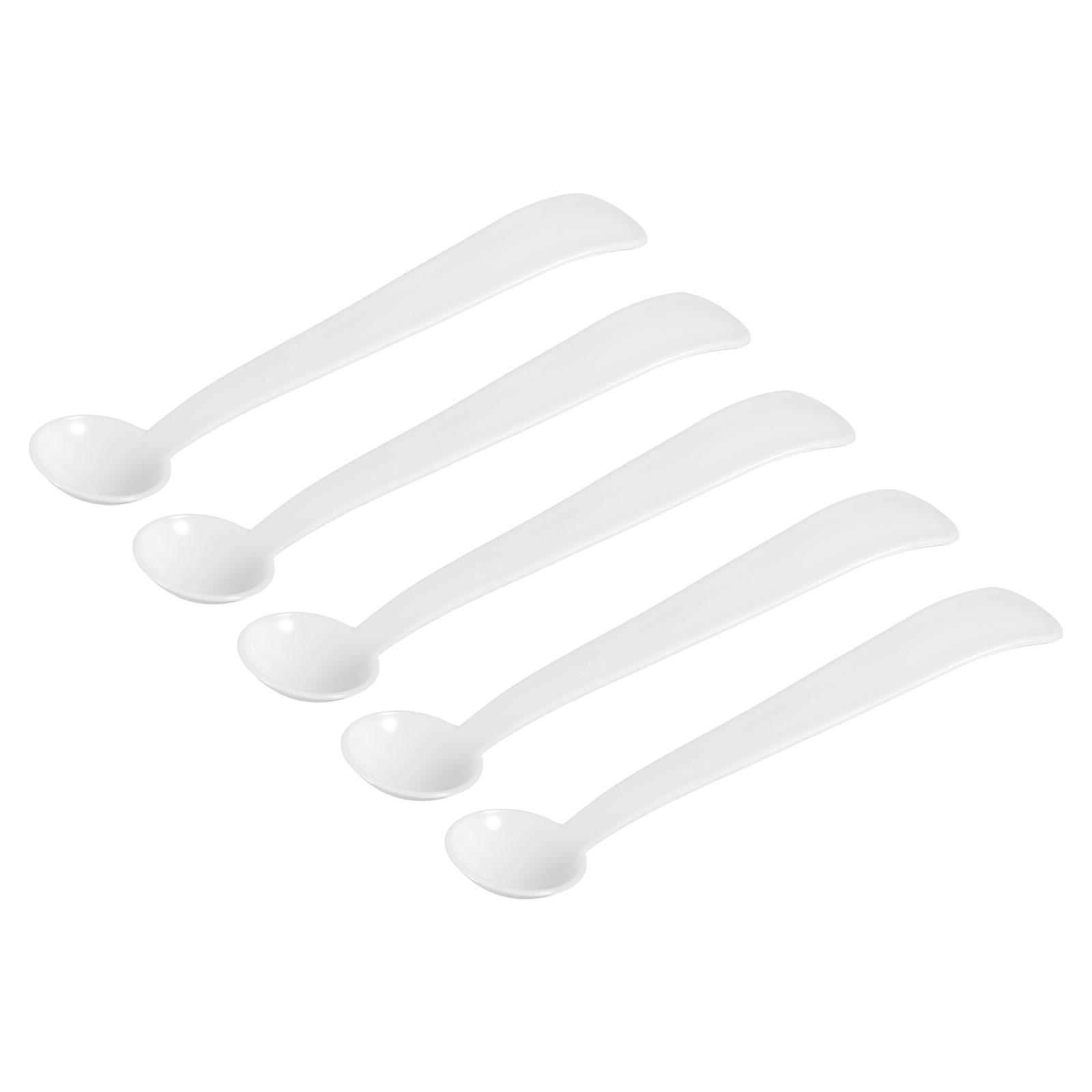 15 x Micro Spoons 2 Gram Measuring Scoop Plastic Round Bottom Mini Spoon gallery
