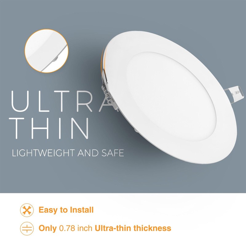 LED Recessed Ceiling Panel Down Light 24W 18W 15W 12W 9W 6W 3W Downlight Lamp US gallery