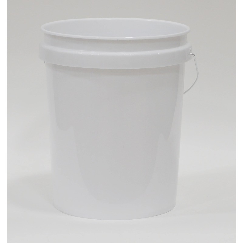 (2 pack) United Solutions 5 Gallon Round Utility Bucket, Comfort Handle, Plastic gallery