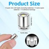 Unbranded Mini LED Lights, Cold White, 10pcs, 1.5x1cm, for Model Doll, DIY gallery