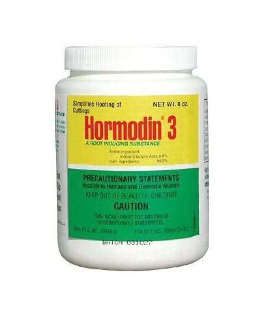 Hormodin #3 Rooting Hormone Induces Root Growth 8 oz Jar by OHP gallery