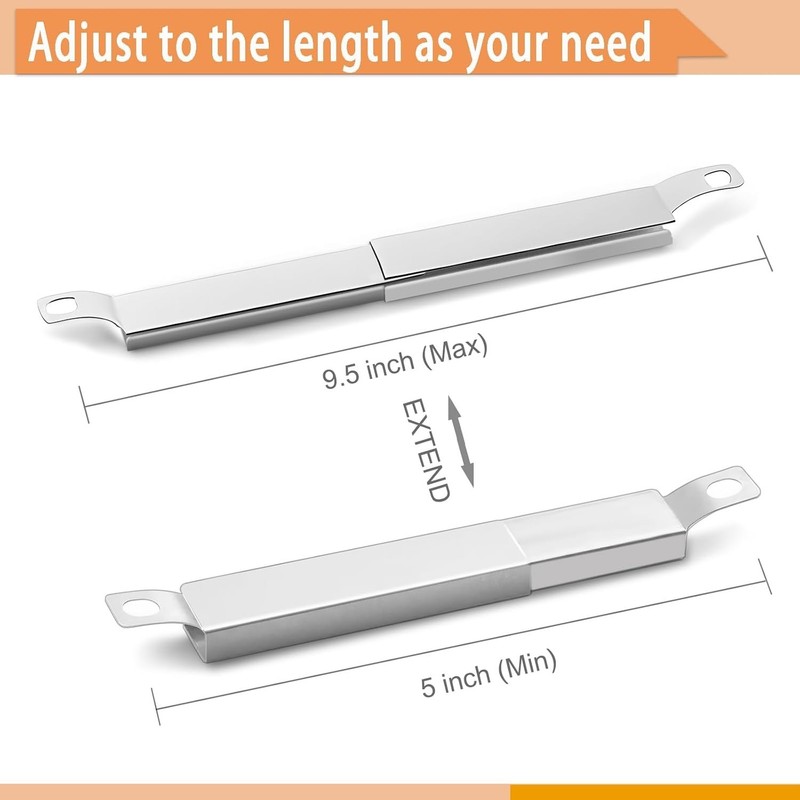 Universal Adjustable Crossover Tubes, Charbroil Carryover Tube for Charbroil 463 gallery