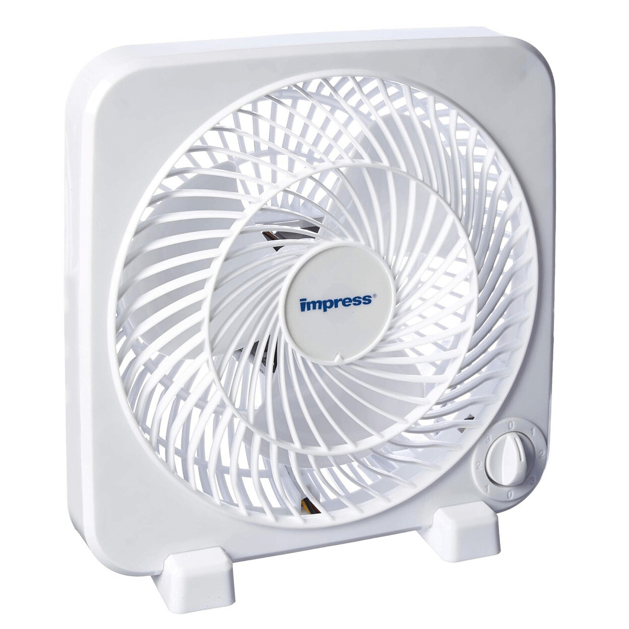 Impress 9 inch Box Fan- White gallery