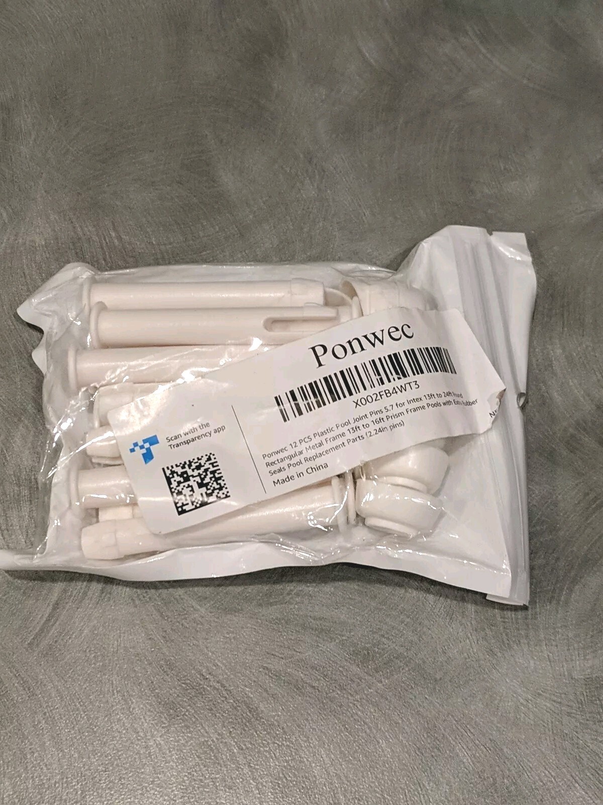 12 PCS - ImPonwec Pool Frame Replacement Joint Pins & Rubber Washer gallery