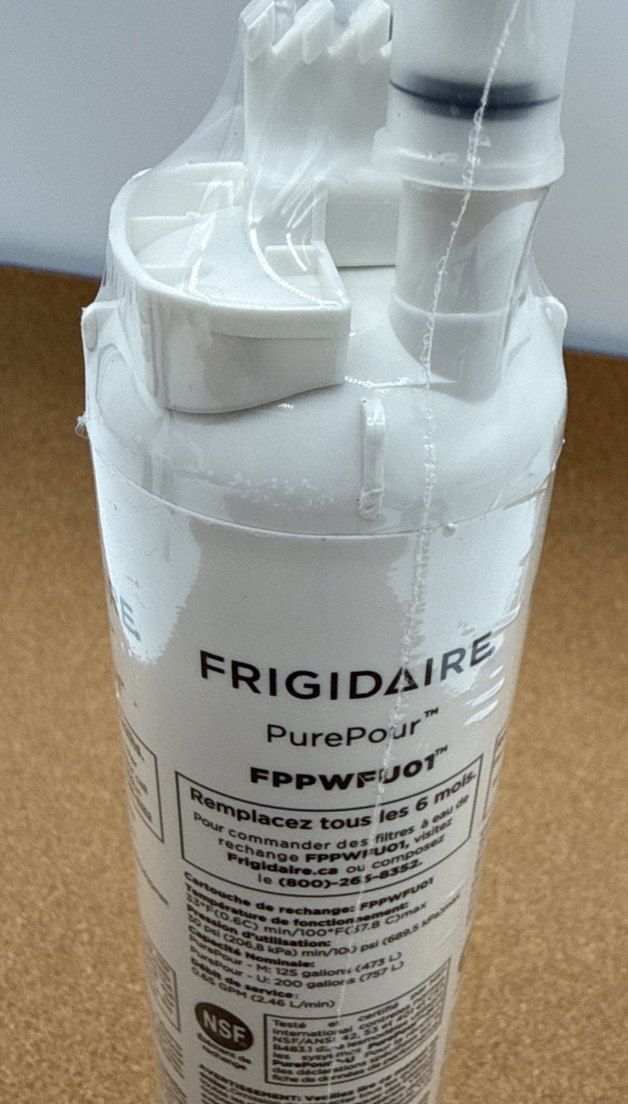 Frigidaire FPPWFU01 PurePour PWF-1 Refrigerator Water Filter-1PACK gallery