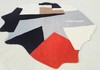 Irregular Shape Rugs 3x5 Ft Handmade 100% Woolen Hand Tufted For Home Decoration gallery