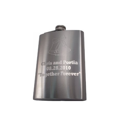 Personalized Hip Flask, Custom Engraved Etching, Special Occasions and Weddings gallery