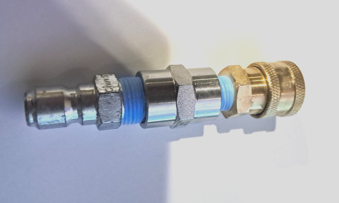 3/8 Quick Connect Plug To 1/4 Quick Connect (Pressure Washer Coupler Converter) gallery
